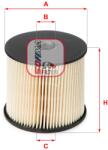 SOFIMA Filtru combustibil SOFIMA S 6003 NE (S 6003 NE) - fixbox