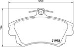 BREMBO Set placute frana BREMBO P 54 036 (P 54 036)