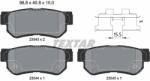 TEXTAR Set placute frana TEXTAR 2354306 (2354306)