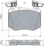 Bosch Set placute frana, frana disc BOSCH 0 986 460 102 - fixbox