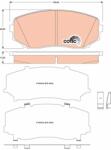 TRW Set placute frana TRW GDB3471 (GDB3471)