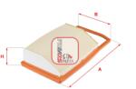 SOFIMA Filtru aer SOFIMA S 3793 A (S 3793 A) - fixbox