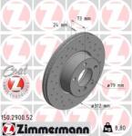 ZIMMERMANN Disc frana axa fata ZIMMERMANN 150290052 (150.2900.52)