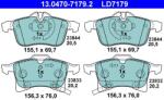 ATE Set placute frana ATE 13.0470-7179.2 (13.0470-7179.2)