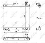 NRF Radiator, racire motor NRF 53569 (53569) - fixbox