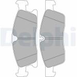 DELPHI Set placute frana DELPHI LP2298 (LP2298)