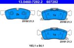 ATE Set placute frana ATE 13.0460-7282.2 (13.0460-7282.2) - fixbox