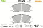 VALEO Set placute frana VALEO 302607 (302607)