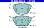 ATE Set placute frana ATE 13.0470-7089.2 (13.0470-7089.2)