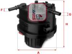 SOFIMA Filtru combustibil SOFIMA S 4015 NR (S 4015 NR) - fixbox