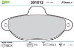 VALEO Set placute frana VALEO 301012 (301012)