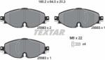 TEXTAR Set placute frana TEXTAR 2568303 (2568303) - fixbox