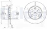 DELPHI Disc frana DELPHI BG3658 (BG3658) - fixbox