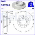 DELPHI Disc frana DELPHI BG9198C (BG9198C) - fixbox