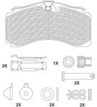 FERODO Set placute frana FERODO FCV4725PTS (FCV4725PTS)