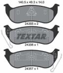 TEXTAR Set placute frana TEXTAR 2435501 (2435501) - fixbox