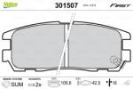 VALEO Set placute frana VALEO 301507 (301507)