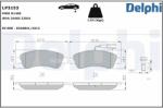 DELPHI Set placute frana, frana disc DELPHI LP3153 - fixbox