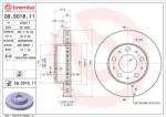 BREMBO Disc frana BREMBO 09. D018.11 (09.D018.11)