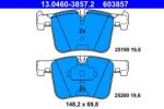 ATE Set placute frana ATE 13.0460-3857.2 (13.0460-3857.2) - fixbox