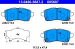 ATE Set placute frana ATE 13.0460-5687.2 (13.0460-5687.2)