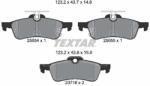 TEXTAR Set placute frana TEXTAR 2505401 (2505401) - fixbox