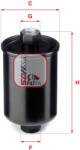SOFIMA Filtru combustibil SOFIMA S 1741 B (S 1741 B) - fixbox