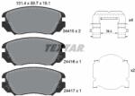 TEXTAR Set placute frana TEXTAR 2441501 (2441501) - fixbox