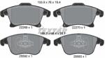 TEXTAR Set placute frana TEXTAR 2226901 (2226901)