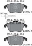 TEXTAR Set placute frana, frana disc TEXTAR 2470601 - fixbox