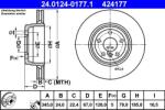 ATE Disc frana spate BMW Seria 7 E65 ATE 24.0124-0177.1 (24.0124-0177.1)