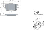Bosch Set placute frana BOSCH 0 986 494 331 (0 986 494 331)