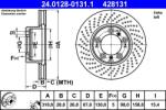 ATE Disc frana perforat Porsche 911, Boxster ATE 24.0128-0131.1 (24.0128-0131.1)