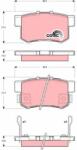 TRW Set placute frana TRW GDB3269 (GDB3269)