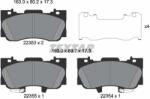 TEXTAR Set placute frana TEXTAR 2235301 (2235301)