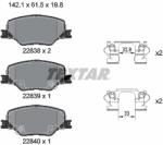 TEXTAR Set placute frana TEXTAR 2283801 (2283801)
