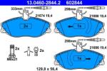 ATE Set placute frana ATE 13.0460-2844.2 (13.0460-2844.2) - fixbox