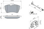 Bosch Set placute frana BOSCH 0 986 494 087 (0 986 494 087)