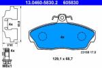 ATE Set placute frana ATE 13.0460-5830.2 (13.0460-5830.2)