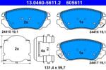 ATE Set placute frana ATE 13.0460-5611.2 (13.0460-5611.2) - fixbox