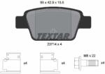 TEXTAR Set placute frana TEXTAR 2371401 (2371401) - fixbox
