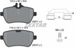 TEXTAR Set placute frana TEXTAR 2507103 (2507103) - fixbox