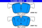 ATE Set placute frana ATE 13.0460-3866.2 (13.0460-3866.2) - fixbox