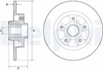 DELPHI Disc frana DELPHI BG9132RS (BG9132RS) - fixbox