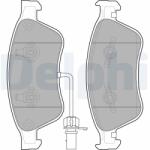 DELPHI Set placute frana DELPHI LP2072 (LP2072)