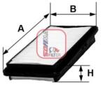 SOFIMA Filtru aer SOFIMA S 3380 A (S 3380 A) - fixbox
