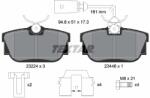 TEXTAR Set placute frana TEXTAR 2322416 (2322416) - fixbox