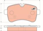 TRW Set placute frana TRW GDB1748 (GDB1748)