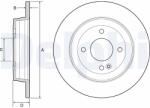 DELPHI Disc frana DELPHI BG4564 (BG4564) - fixbox