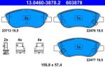 ATE Set placute frana ATE 13.0460-3878.2 (13.0460-3878.2)